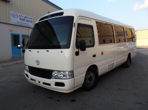 Toyota Coaster Buss Uparmored 2