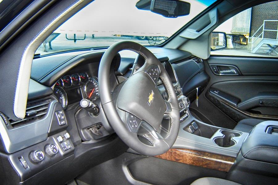 TAG Interior of Chevrolet Suburban 1500 tactical SUV picture