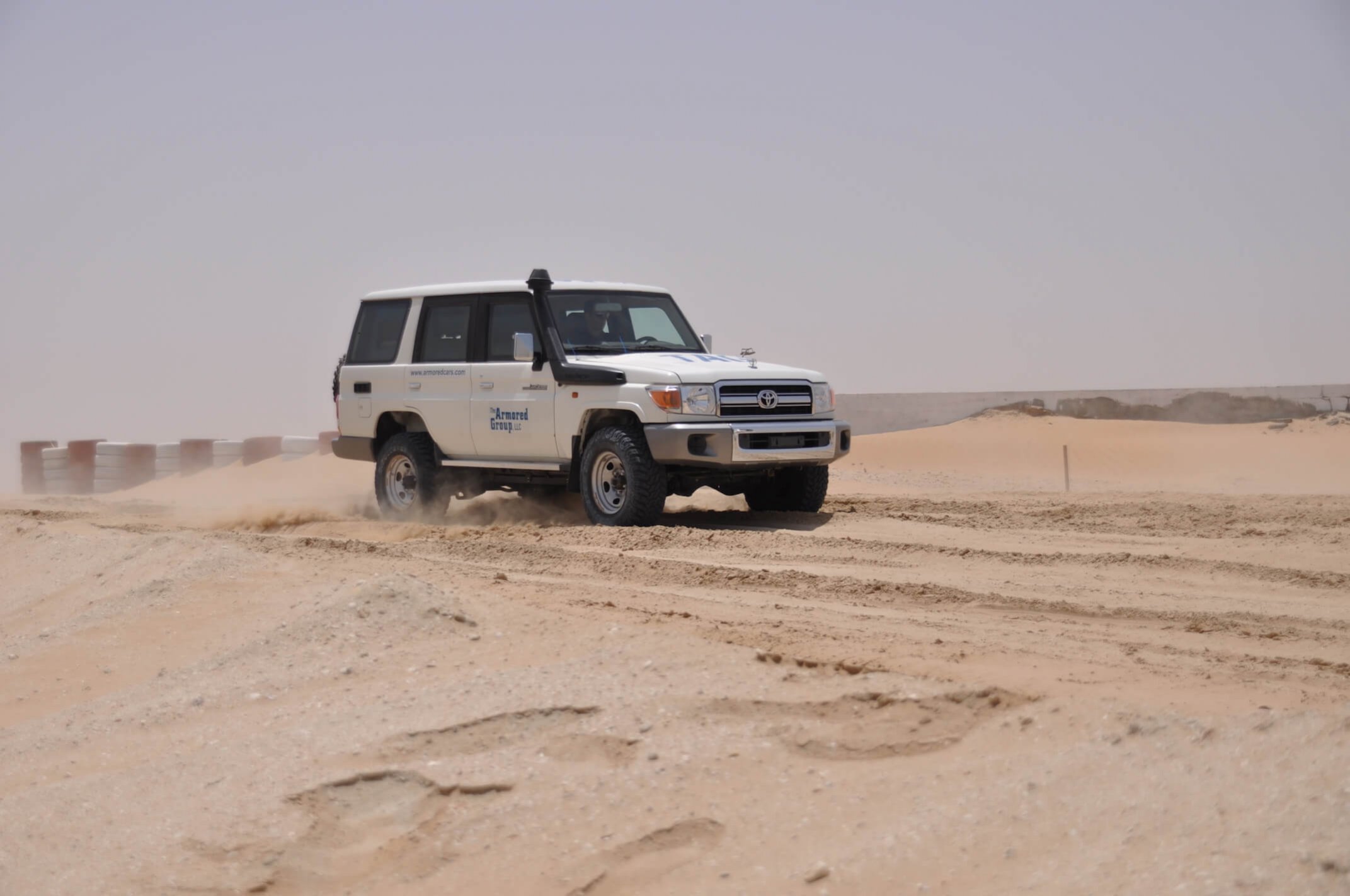 TAG Armored Toyota Land Cruiser 76 Series Offroading