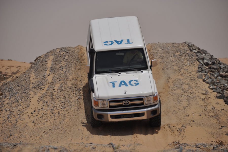 TAG Armored Toyota Land Cruiser 76 Series Offroading
