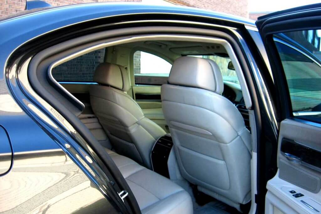 TAG Armored BMW sedan with professional interior finishing