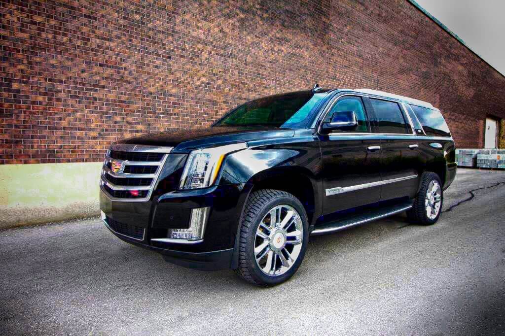 TAG Armored Cadillac Escalade Front Corner