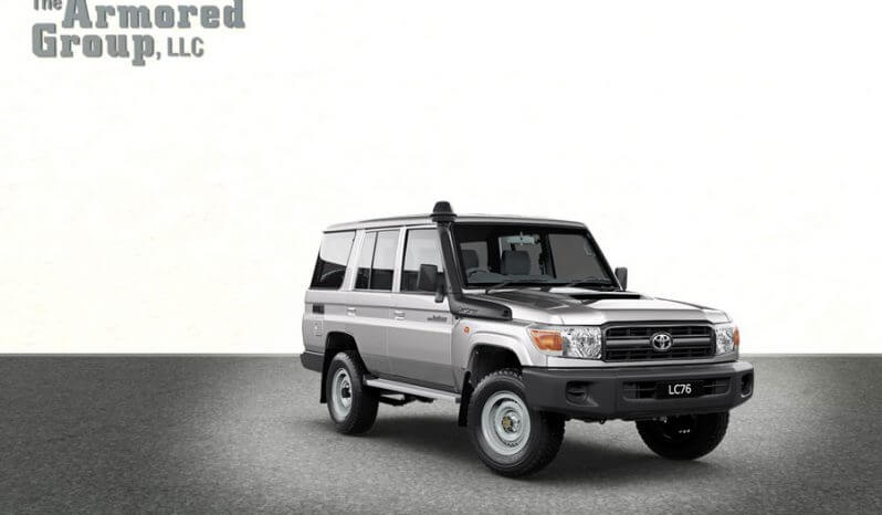 TAG Silver armored Toyota Land Cruiser (TLC) 76 Series cash-in-transit SUV picture