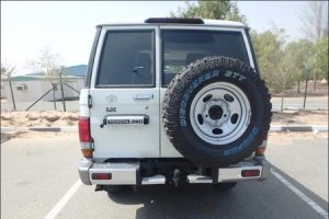 TAG Armored Toyota Land Cruiser 76 Series Rear
