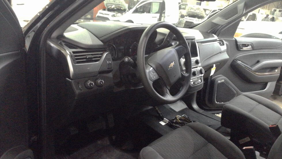 TAG Armored Chevrolet Tahoe Interior of bulletproof armored Chevrolet Tahoe