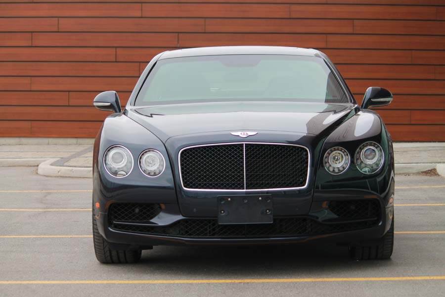 TAG Armored Bentley Flying Spur Series Front Grille View Headlights