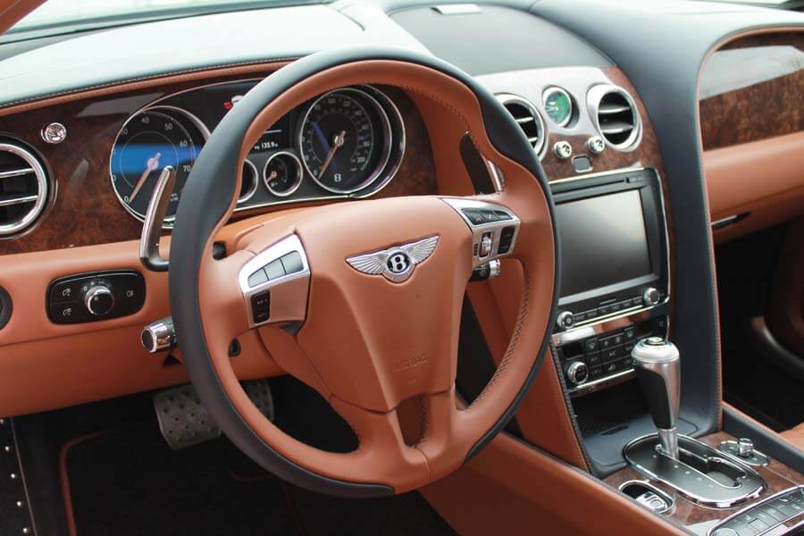 TAG Armored Bentley Flying Spur Series Picture of armored Bentley professional interior finishing