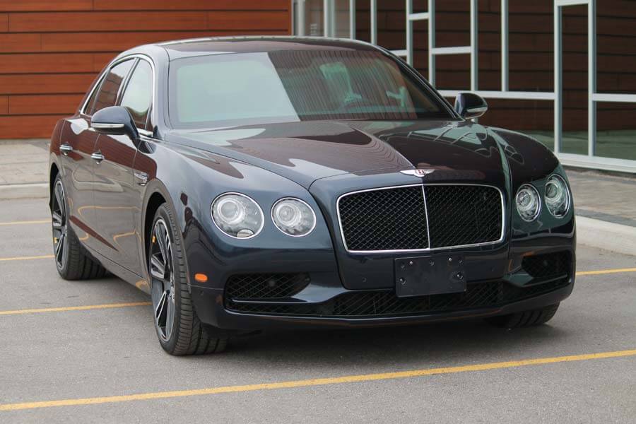 TAG Armored Bentley Flying Spur Series Front Corner View Headlights