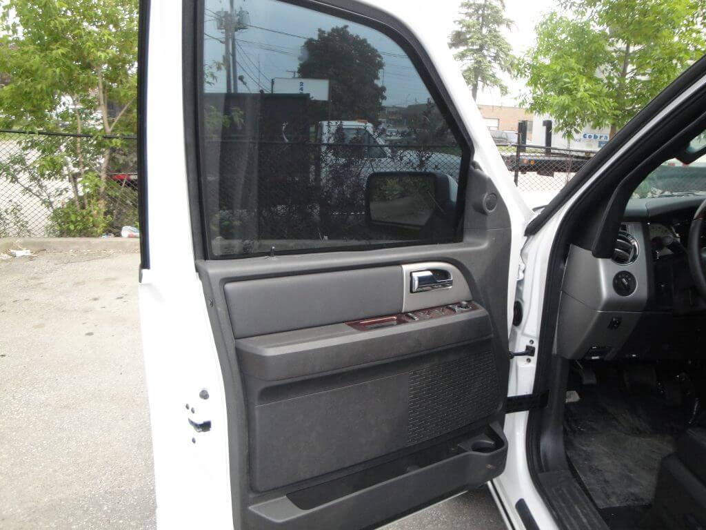 TAG Armored Ford Expedition Driver Door Open