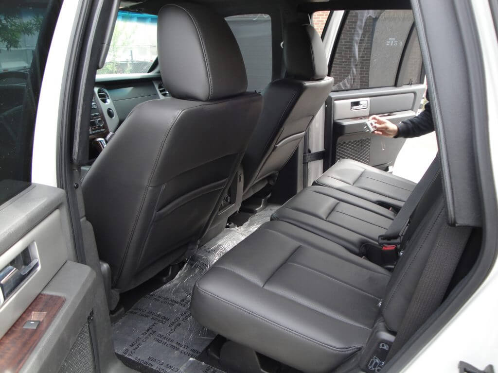 TAG Armored Ford Expedition Backseats Side