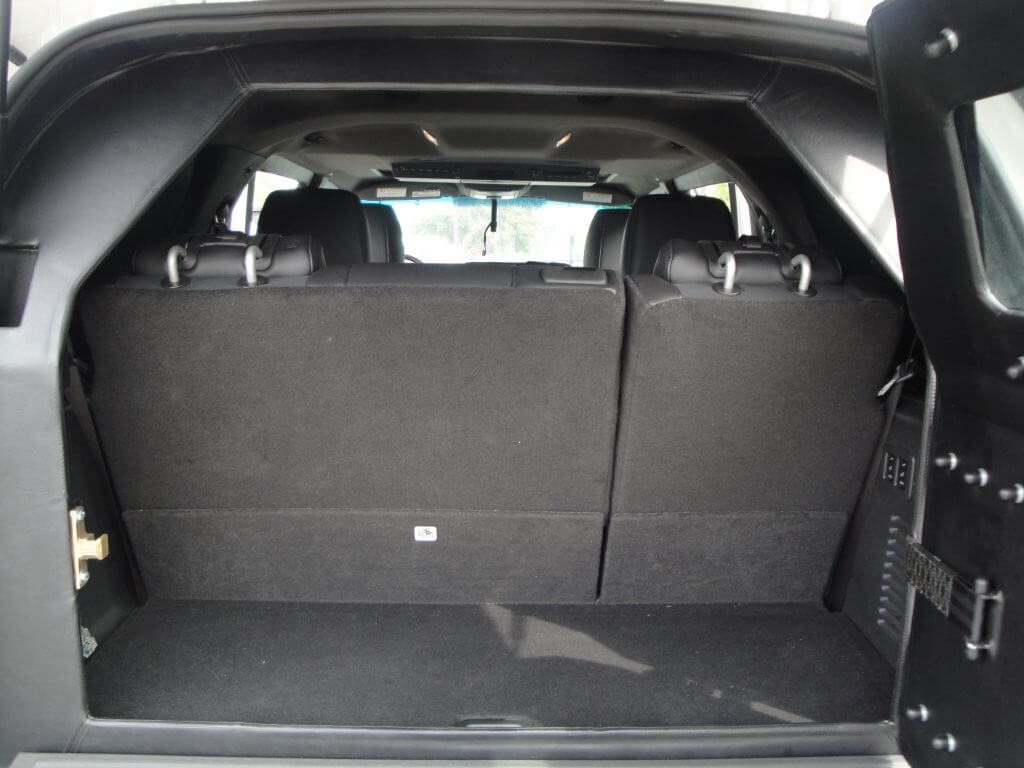 TAG Armored Ford Expedition Rear Seat View