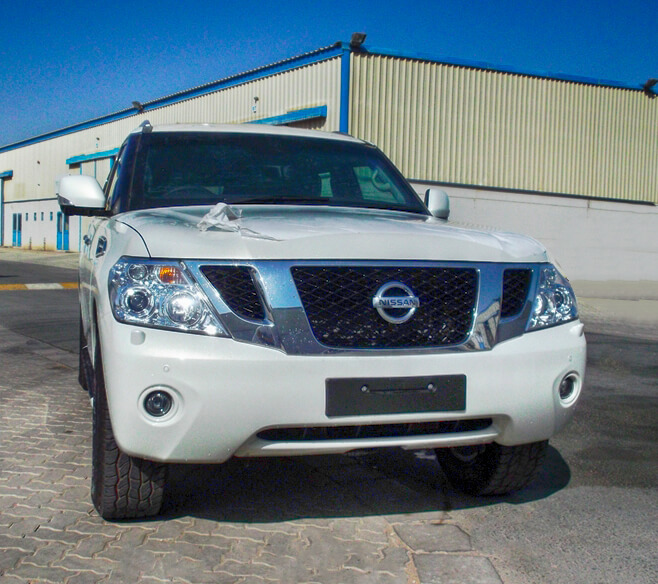 TAG Armored Nissan Armada Front