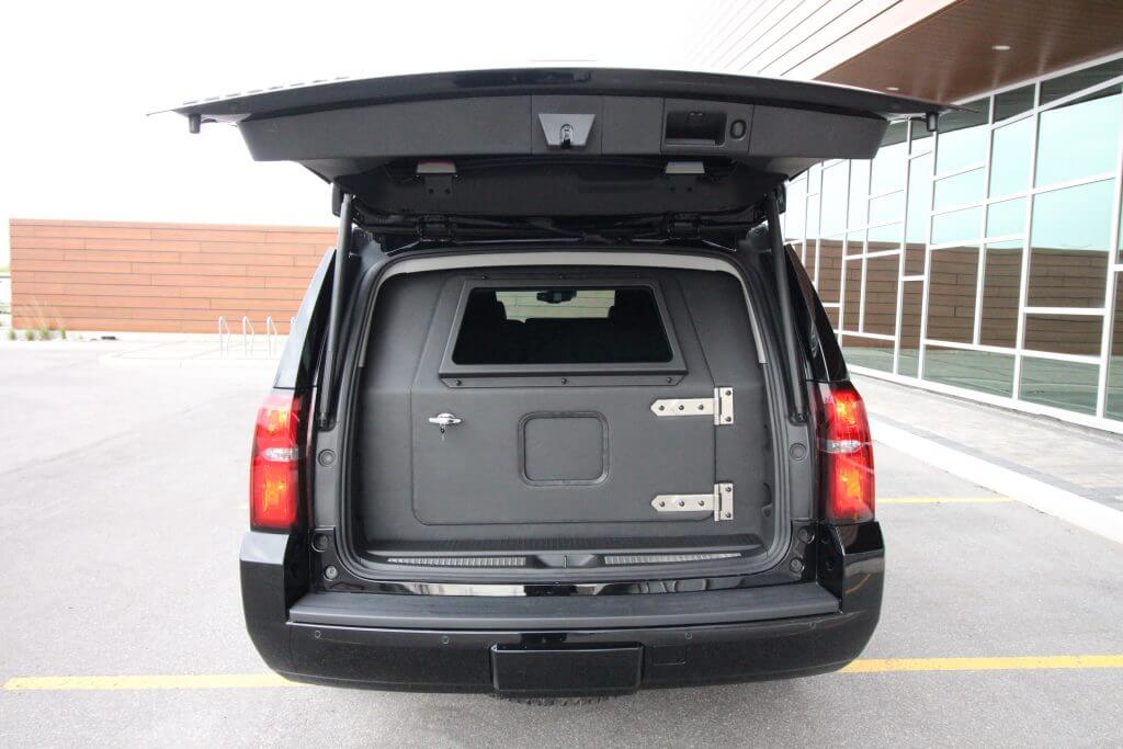 TAG Discreet Armored Suburban Rear View Wall Protection Open Hatchback