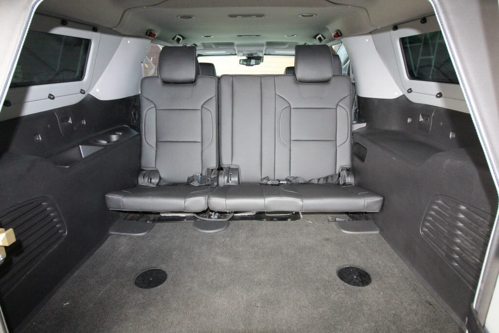 TAG Discreet Armored Suburban Rear Seats View Protected Walls