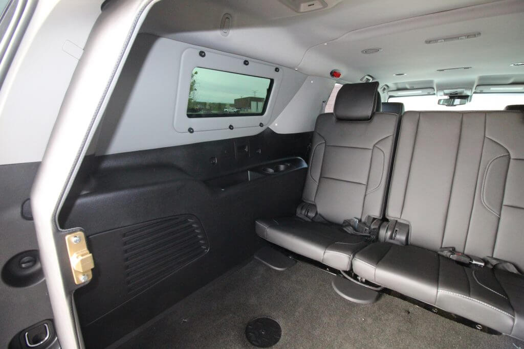 TAG Discreet Armored Suburban Rear Seats Interior Wall Panel Window Proof