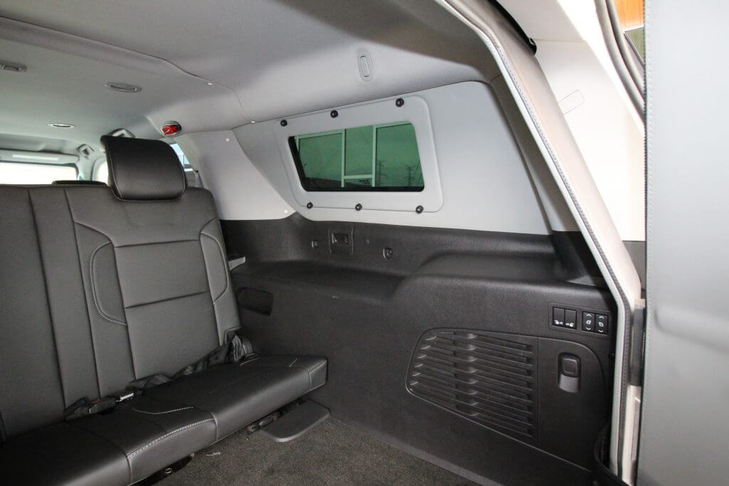 TAG Discreet Armored Suburban Rear Seat Interior Wall Panel Proof