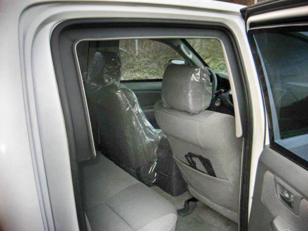 TAG Armored Toyota Hilux Rear Interior