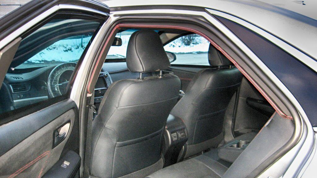 TAG Armored Toyota Camry Rear Interior