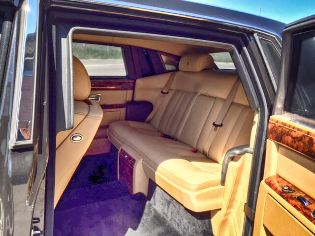 TAG Armored Rolls Royce Phantom Rear Interior