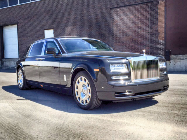 TAG Armored Rolls Royce Phantom Passenger Front Corner