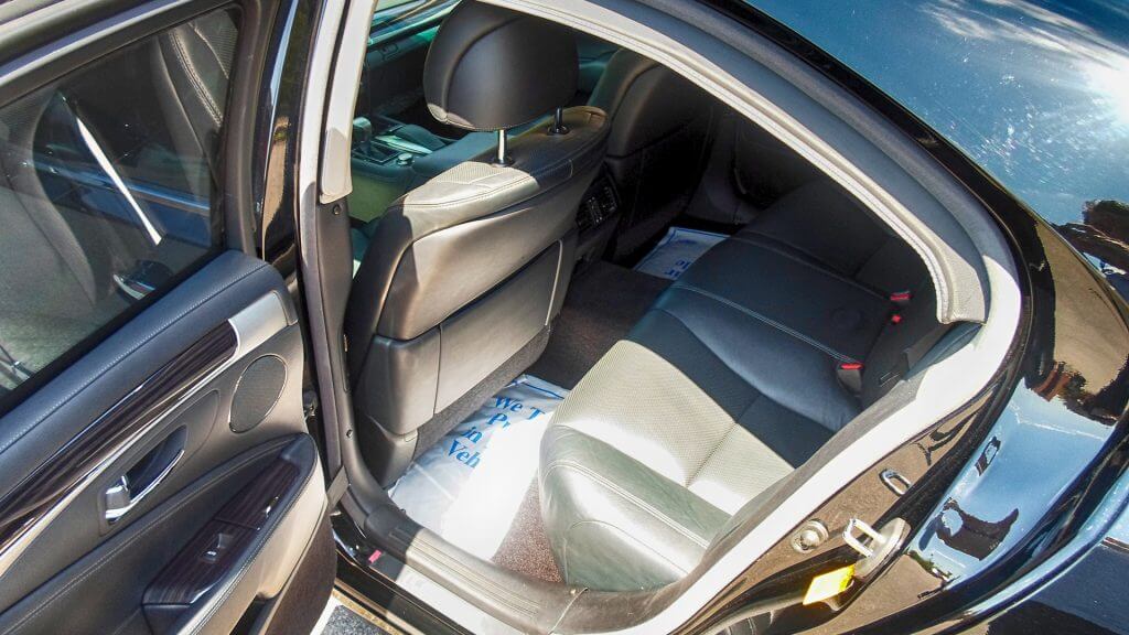 TAG Interior of armored Lexus LS sedan photo