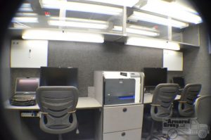 TAG Law Enforcement: Hostage/Crisis Negotiator HNT Interior View Office Desk Chairs Computers Printers Lights