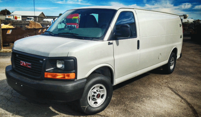 TAG White non-armored GMC law enforcement raid van picture