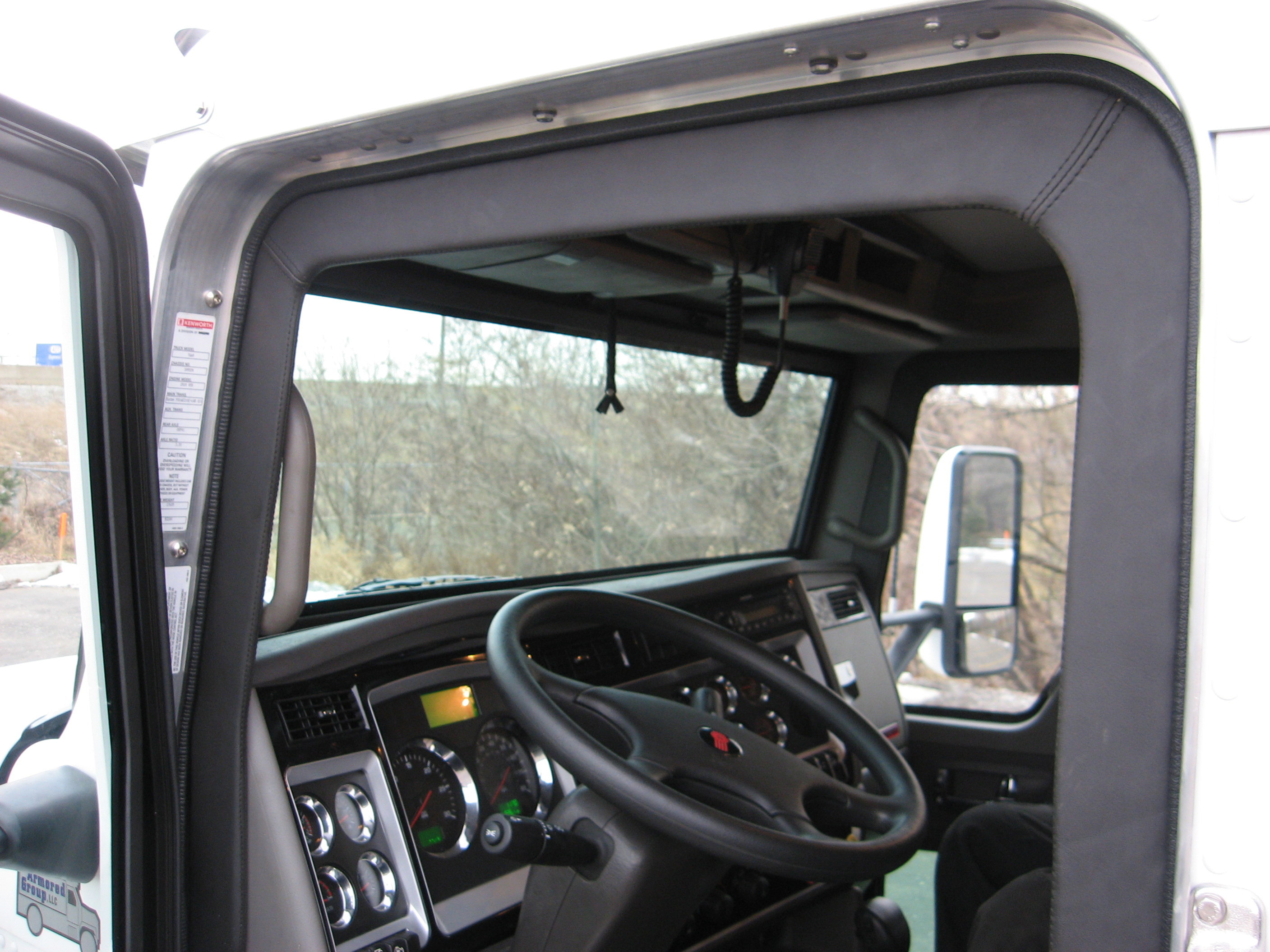 kenworth truck interior