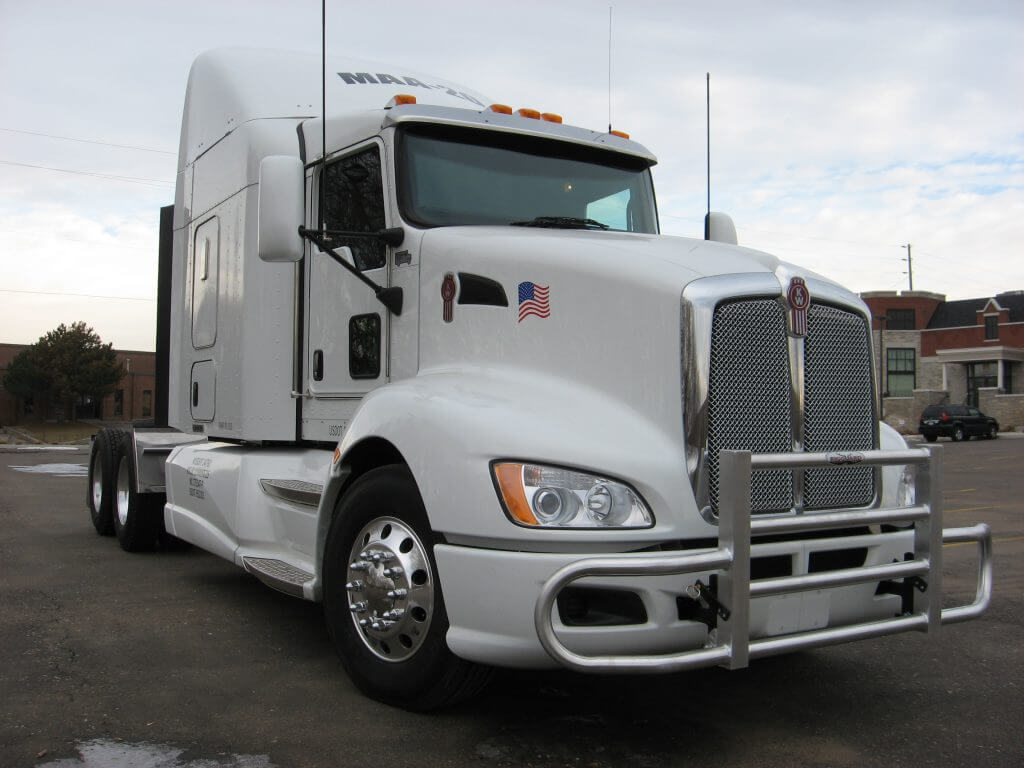 Armored Kenworth Trailer Front Corner