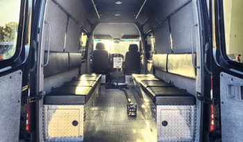 TAG Interior of non-armored Mercedes-Benz law enforcement raid and warrant van