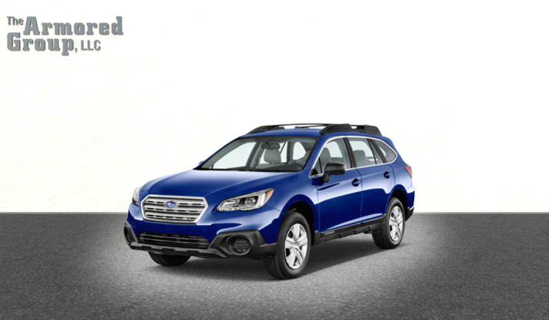 TAG Blue armored Subaru Outback SUV passenger vehicle picture