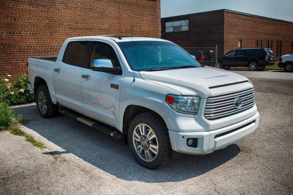 TAG Armored Toyota Tundra Passenger Front Corner