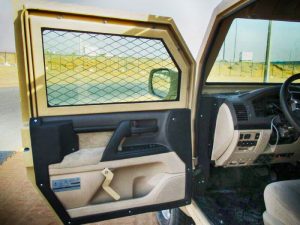 TAG New Ford Stock BATT - T Driver Door Open Panel Window View