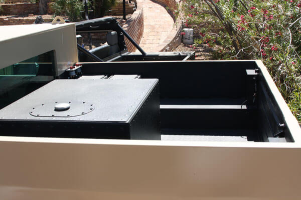 TAG Armored Hummer Tailgate Bed Bullet Proof Box