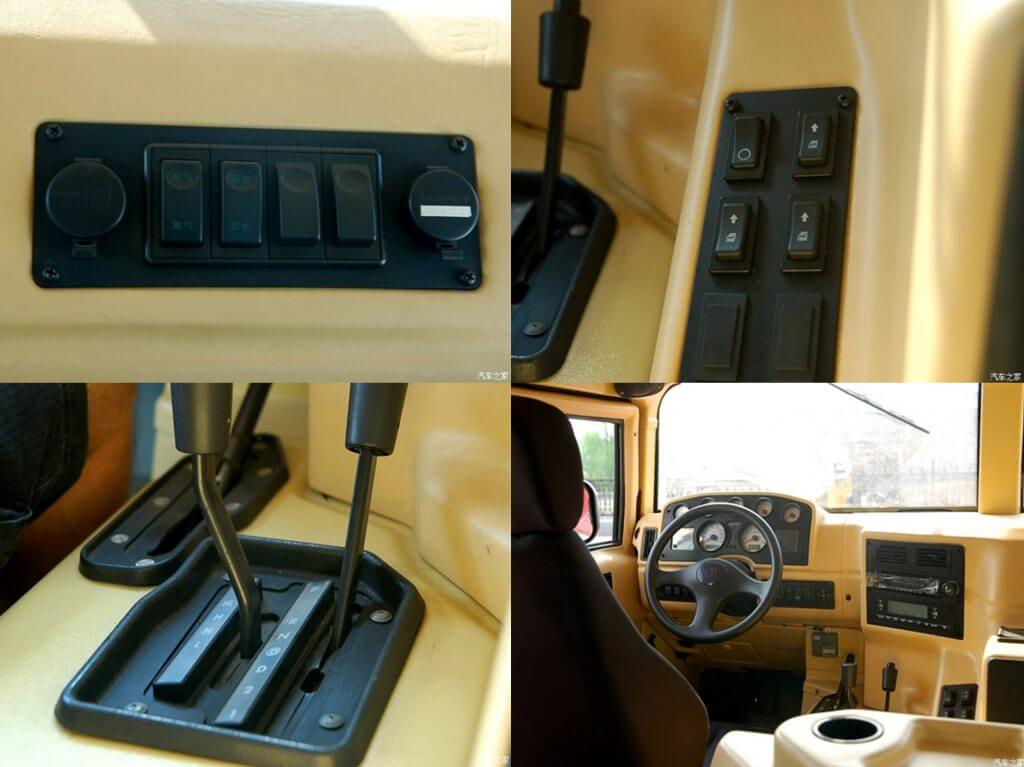 TAG Armored Asian Hummer Warrior Interior Image Collage