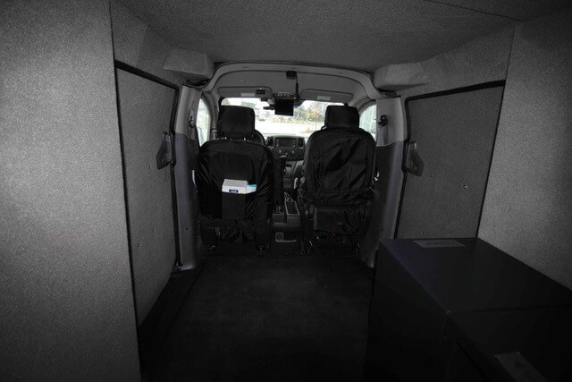 TAG Armored Nissan NV 200 Interior Seats View