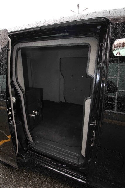 TAG Armored Nissan NV 200 Side Door Opening
