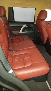 TAG 2014 Armored Toyota Land Cruiser (TLC) 200 Backseats Red