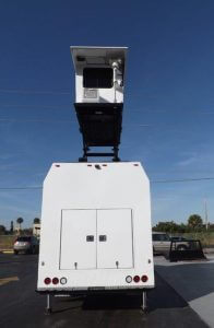 TAG Terrahawk Mobile Surveillance Tower Lift Supreme Lift 025 Rear View