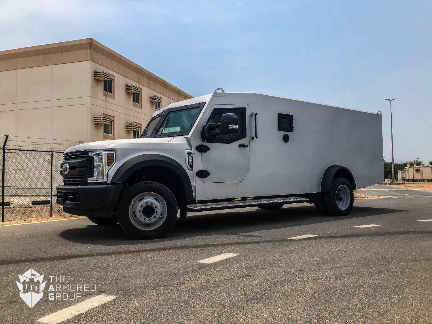 cash in transit vehicle armored by the armored group