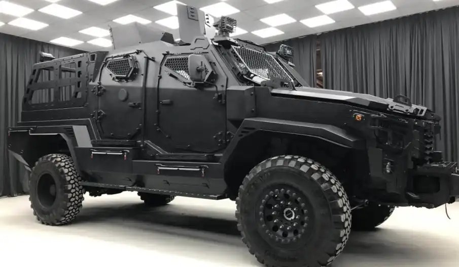 Armored law enforcement vehicle from The Armored Group